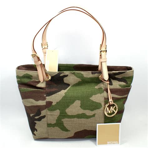 michael kors camouflage bag|michael kors camo tote bag.